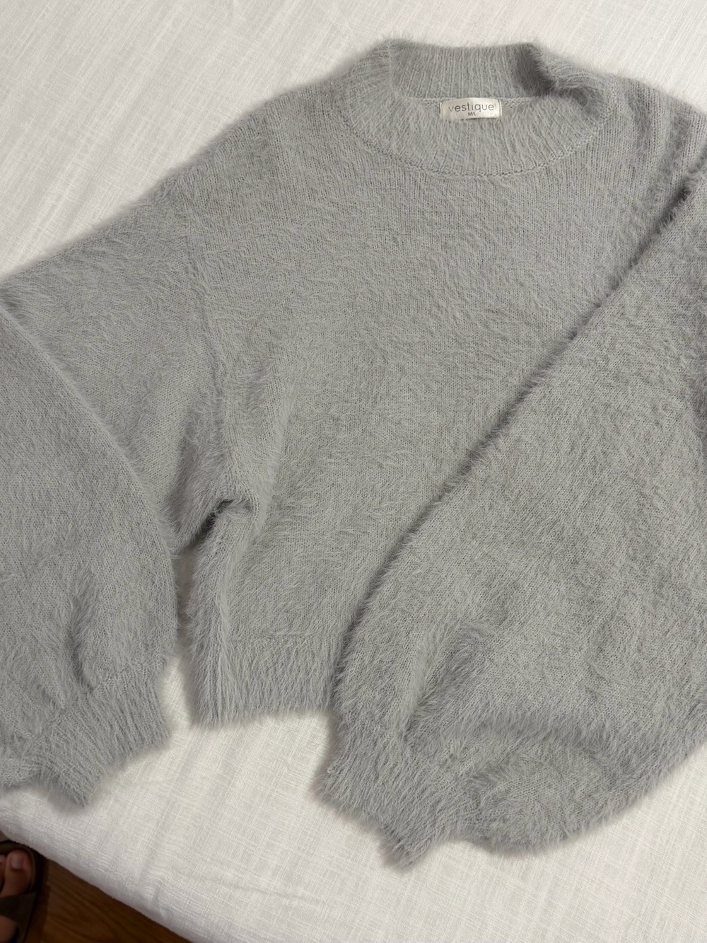 Fuzzy Vestique Sweater